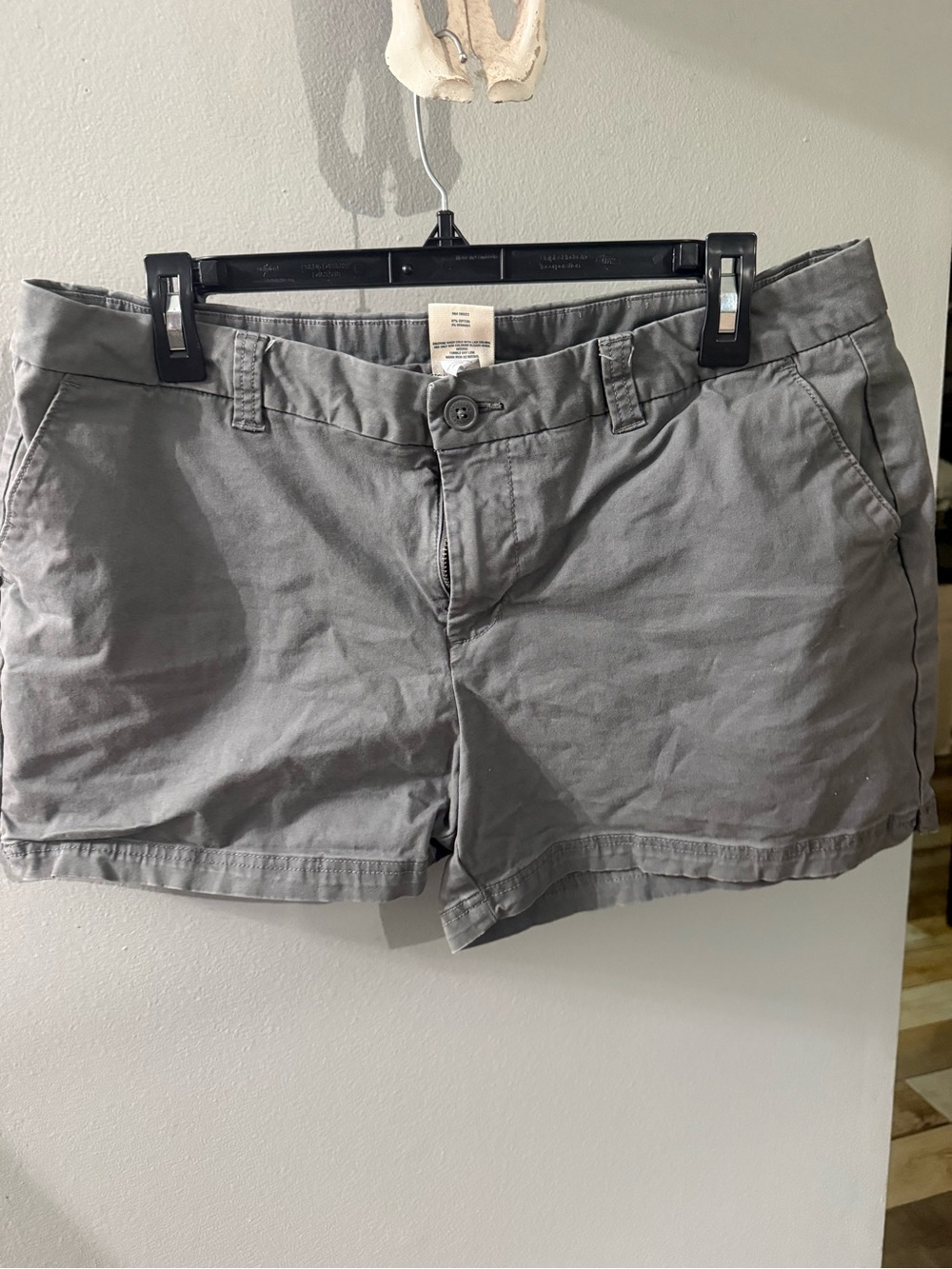 Magellan Outdoors Women's Gray Casual Cotton-Blend Shorts